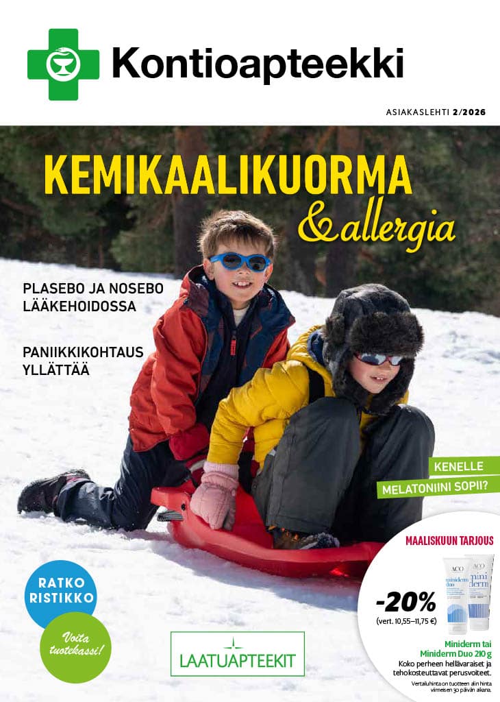 Laatuapteekit asiakaslehden kansi